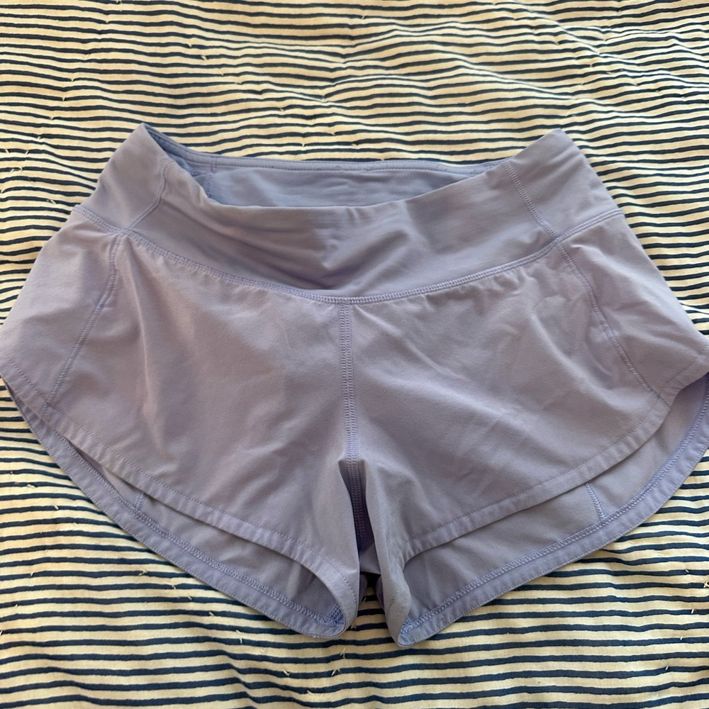 Purple lulu shorts- color not sold anymore